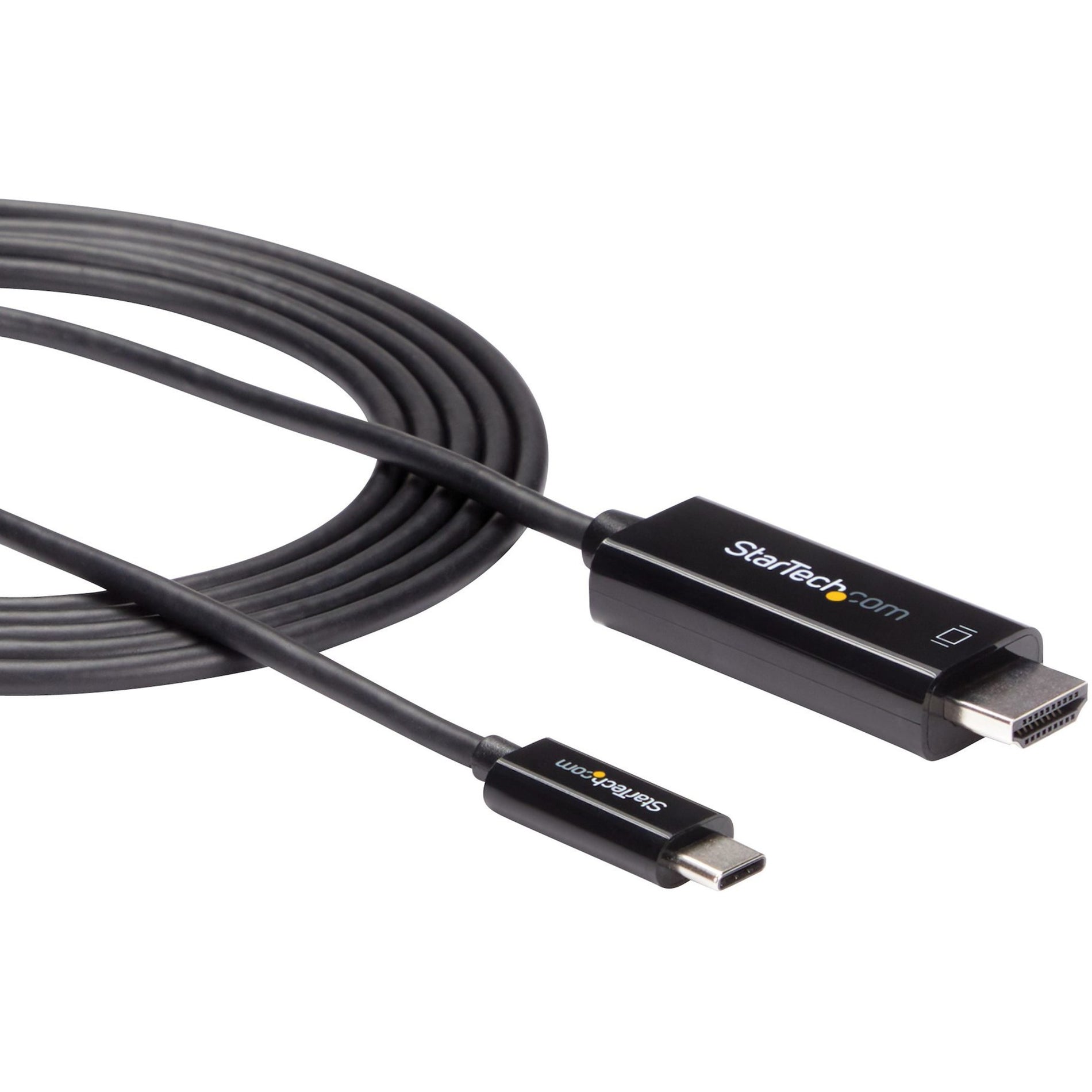 StarTech.com CDP2HD2MBNL 2m USB-C to HDMI Cable - 4K at 60Hz, Black