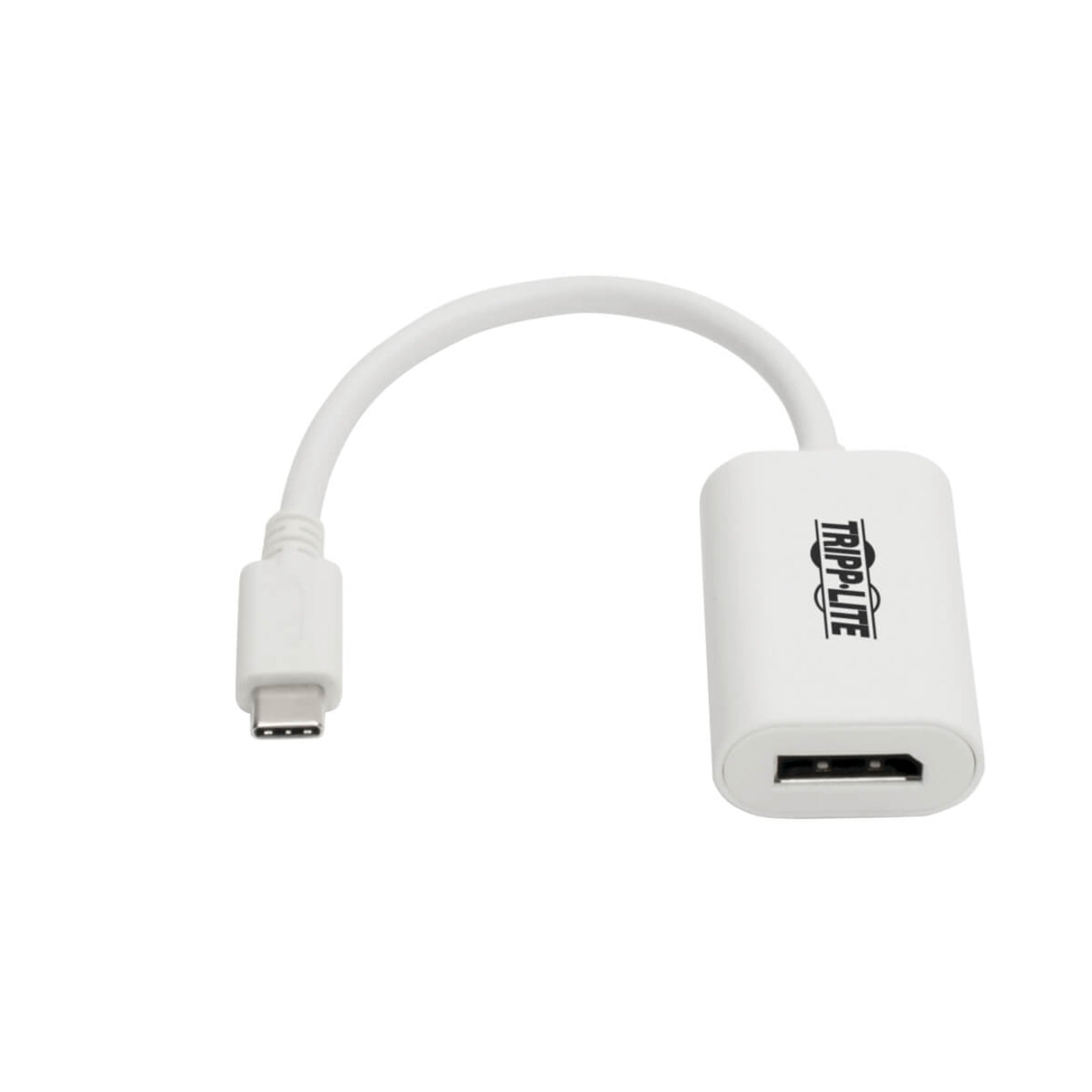 Tripp Lite U444-06N-DP4K6W USB-C to 4K Adapter, White - Connect Your USB-C Device to a 4K Display