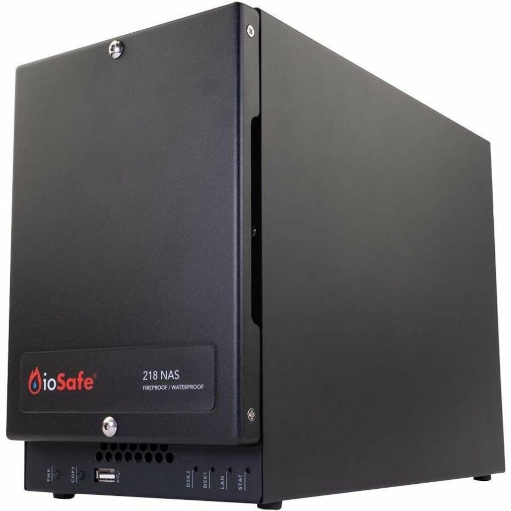 ioSafe 218 SAN/NAS Storage System - 6TB Capacity, RAID Support, Gigabit Ethernet [Discontinued]