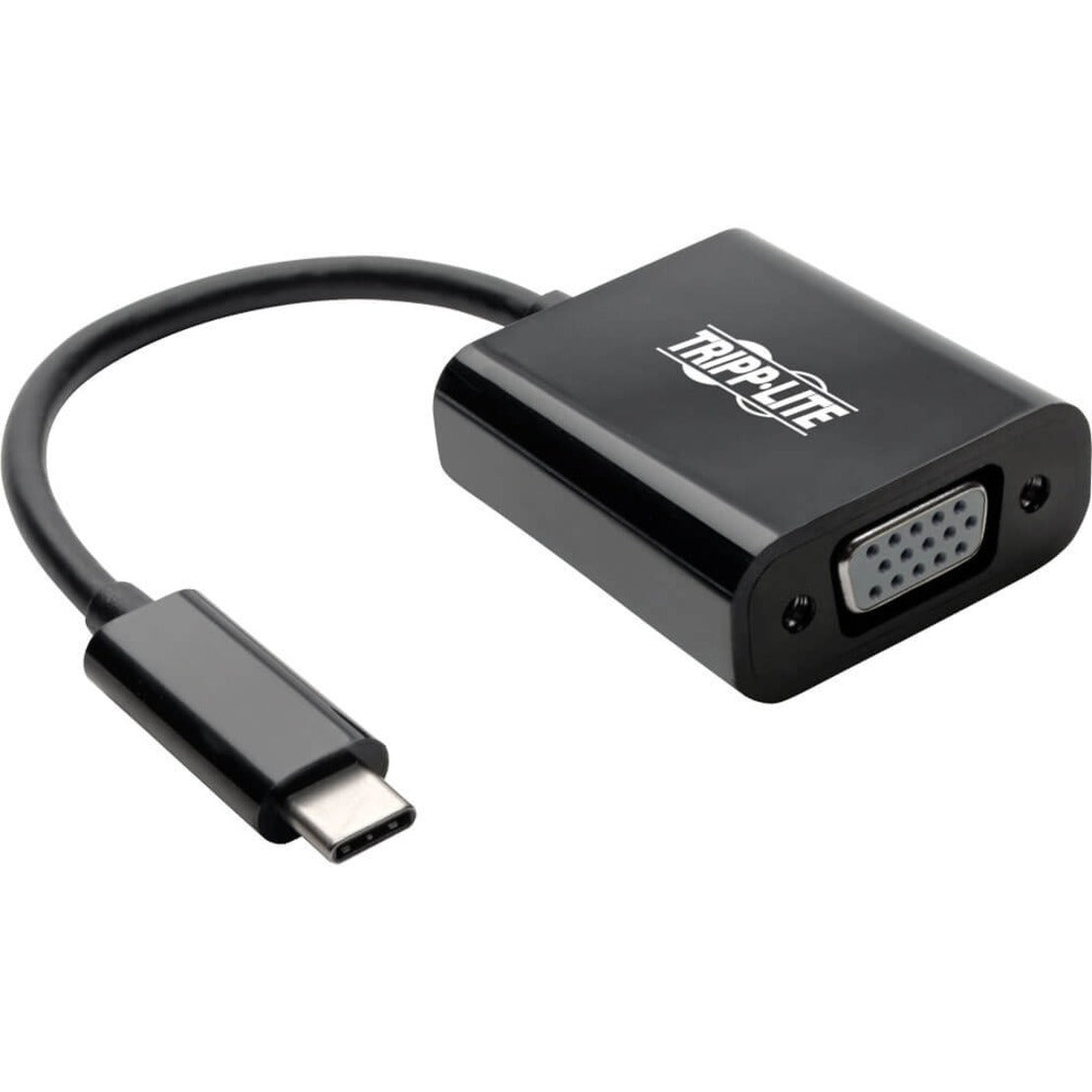 Tripp Lite U444-06N-VB-AM USB-C to VGA Adapter, USB 3.1, 1080p, Black