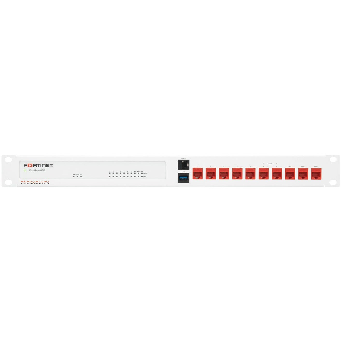 RACKMOUNT.IT RM-FR-T10 Rack Shelf, Compatible with FortiGate Firewalls, 1U Height, Signal White