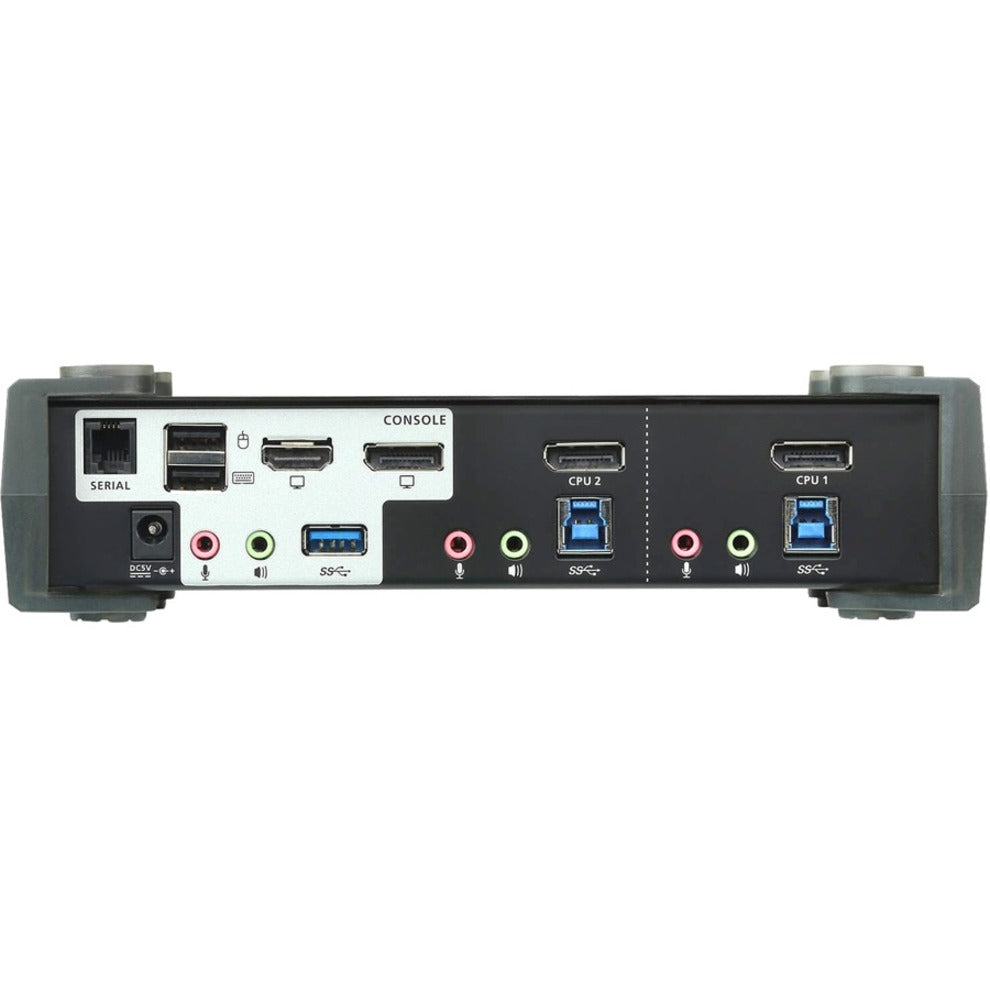 ATEN CS1922M 2-Port USB 3.0 4K DisplayPort MST KVMP Switch (Cables Included), TAA Compliant