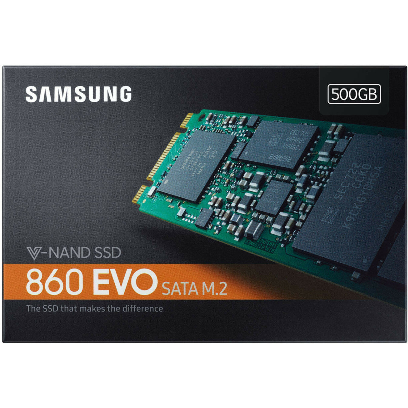 Samsung MZ-N6E500BW 860 EVO Solid State Drive, 500GB M.2 SATA/600, High-Speed Storage Solution