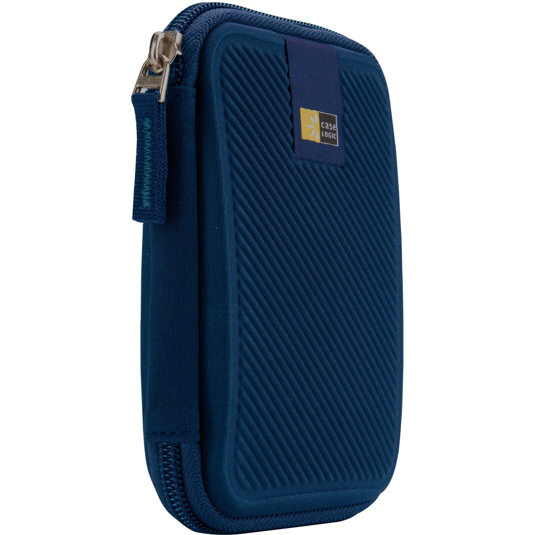 Case Logic 3201315 Portable Hard Drive Case, EVA Foam, Dark Blue - 25 Year Warranty