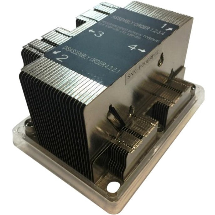 Supermicro SNK-P0068PSC Heatsink, Compatible with Supermicro X11 Purley Platform, Processor Cooling