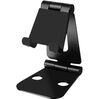 Aluratek AUCH05F Universal Adjustable Portable Foldable Smartphone & Tablet Stand, Sturdy & Non-slip