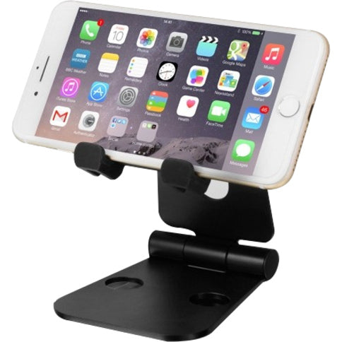 Aluratek AUCH05F Universal Adjustable Portable Foldable Smartphone & Tablet Stand, Sturdy & Non-slip