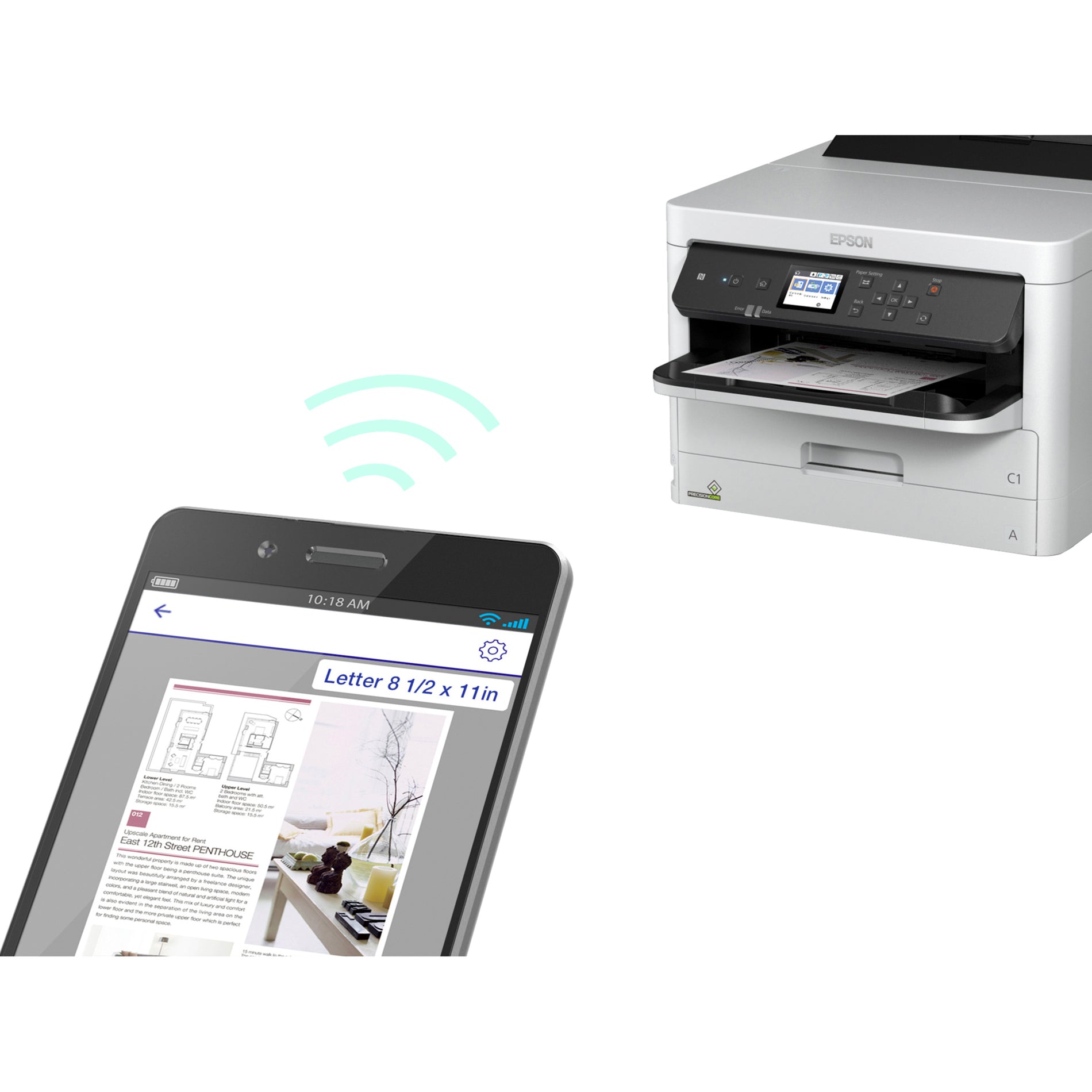 Epson WorkForce Pro WF-C5290 Network Color Printer with Replaceable Ink Pack System [Discontinued]