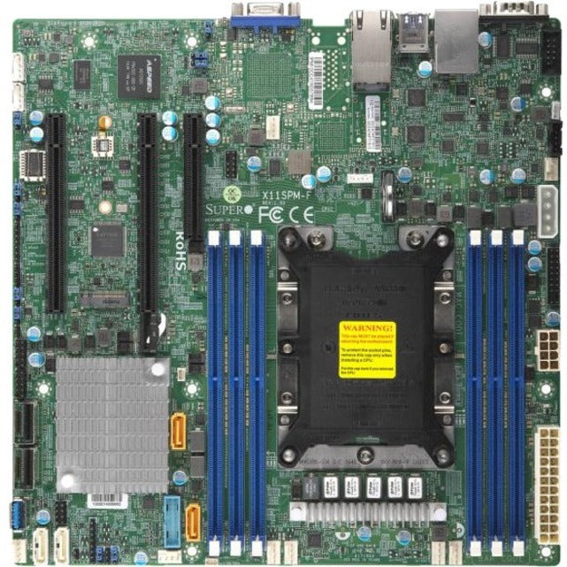 Supermicro MBD-X11SPM-F-O X11SPM-F Server Motherboard, C621 DDR4 M2 MATX VGA 2XGBE 16XSATA RETAIL IN
