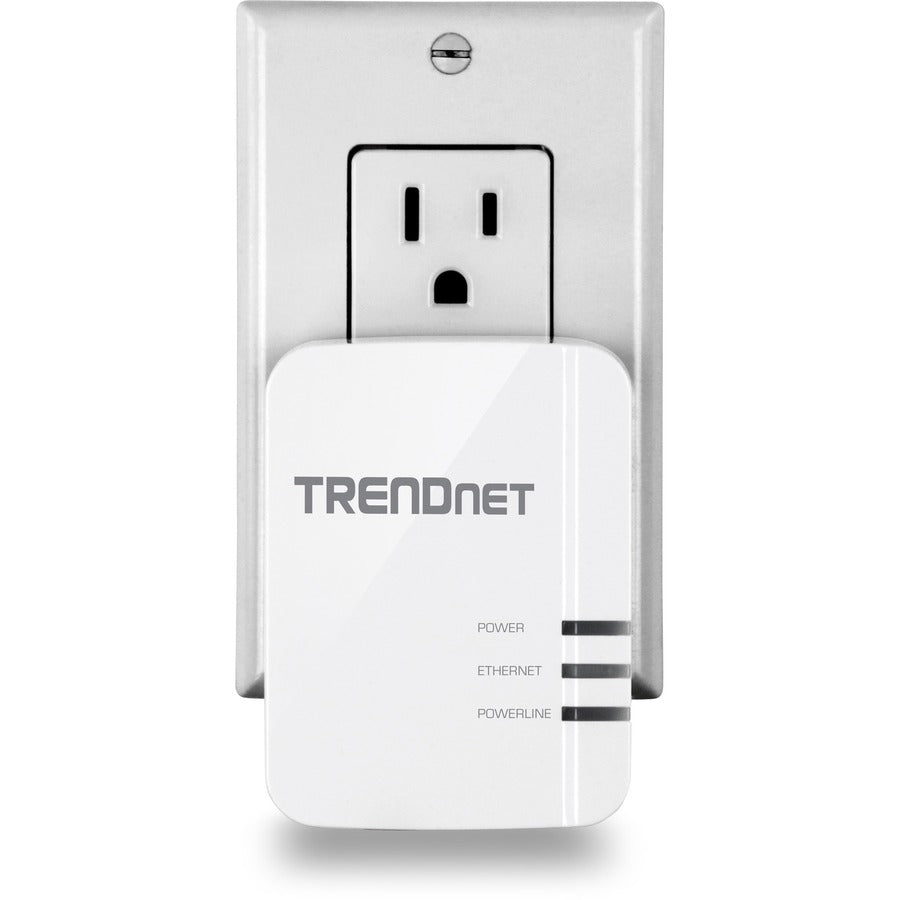 TRENDnet TPL-422E2K Powerline 1300 AV2 Adapter Kit, Create High-Speed Network Using Home's Electrical System