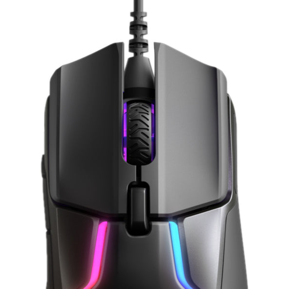 SteelSeries 62446 Rival 600 Mouse, Ergonomic Fit, TrueMove3+, 12000 dpi, USB [Discontinued]