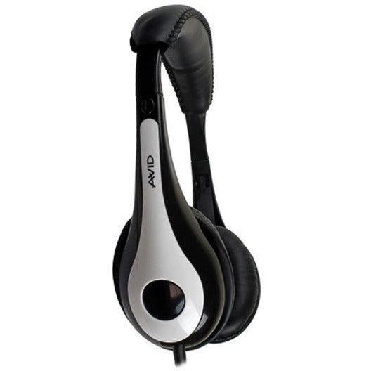 Avid 1EDU-AE35WH-TNOMIC Light Weight Headphone With Braided Nylon Cord White, Over-the-head, 1 Year Warranty