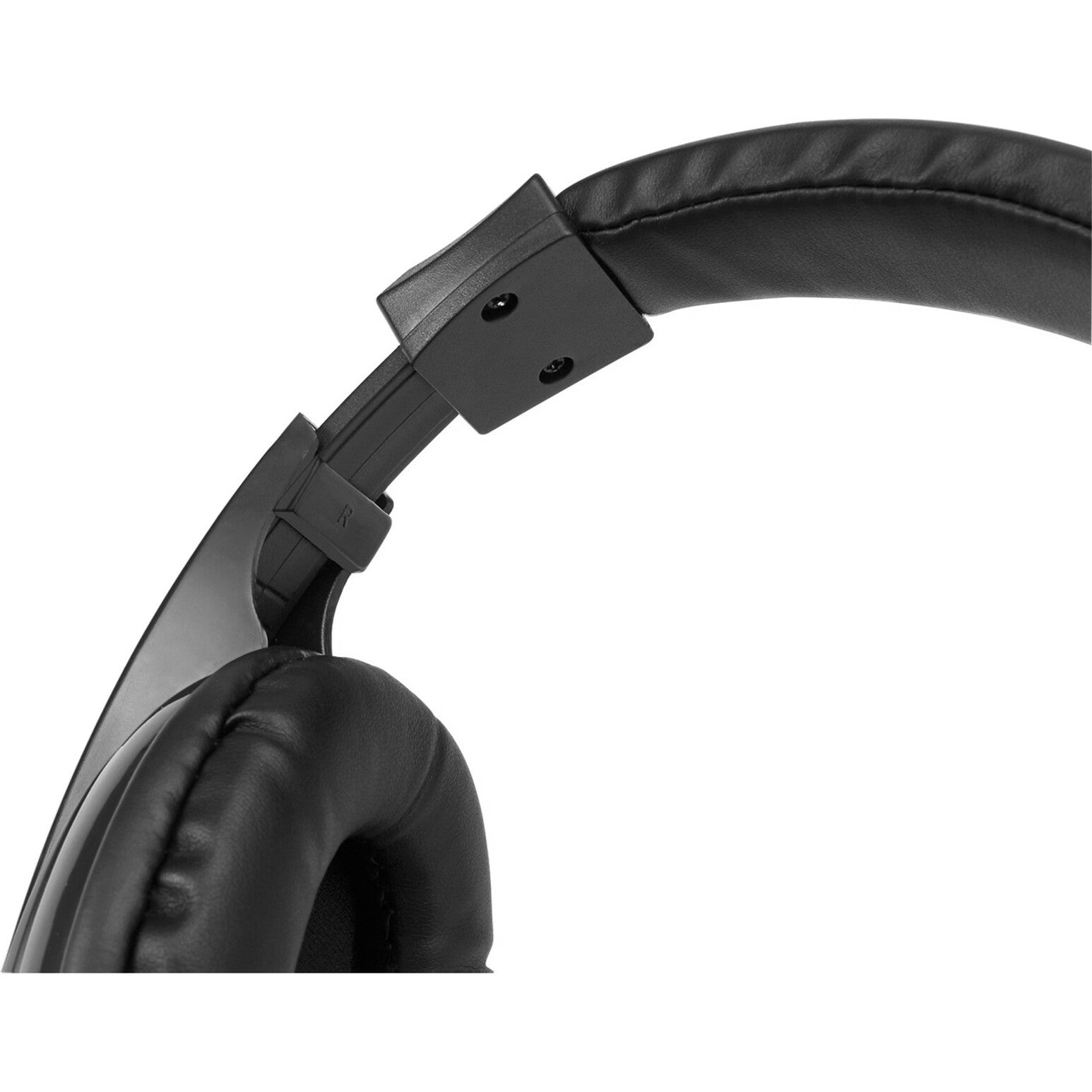 Adesso XTREAM H5 Multimedia Headset with Microphone, Comfortable, Inline Volume Control, Adjustable Headband, Black