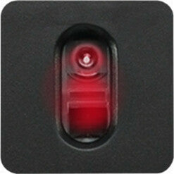 Adesso IMOUSE S8R USB Illuminated Retractable Mini Mouse, Red, Ergonomic Fit, 1600 DPI