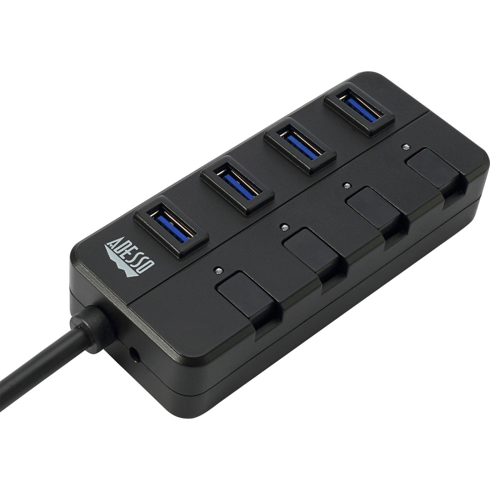 Adesso AUH-3040 4-ports USB 3.0 Hub, Expand Your USB Connectivity Effortlessly