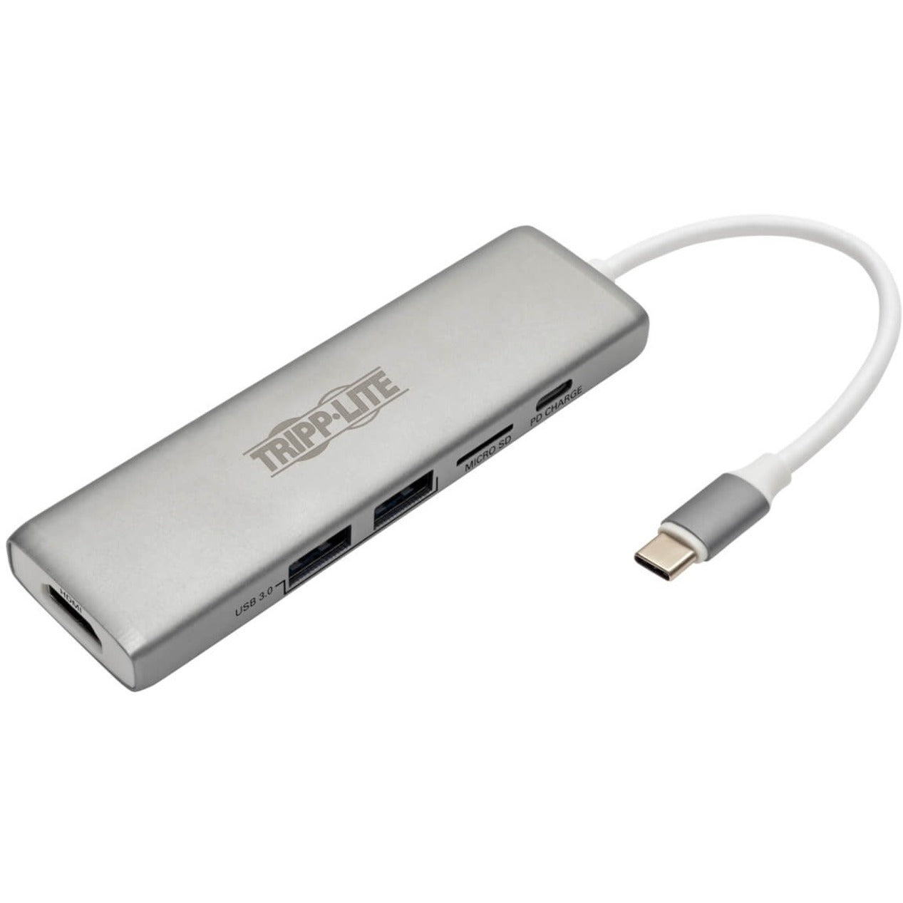 Tripp Lite U442-DOCK10-S Docking Station USB C, 4k @ 30Hz, HDMI, Micro SD, Charging
