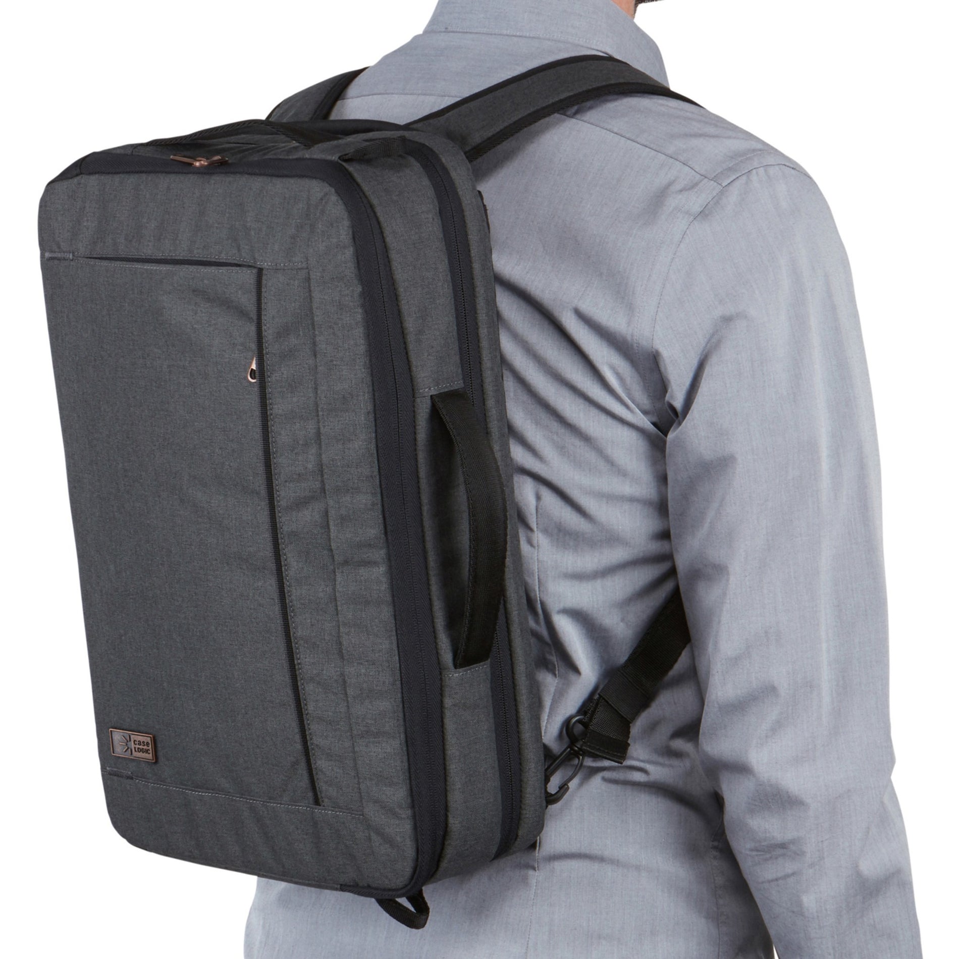 Case Logic 3203698 Era 15.6" 2-1 Backpack, Obsidian, Limited Warranty 25 Year