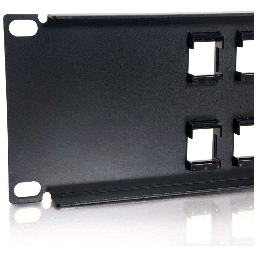 C2G 03859 24 port Blank Keystone/Multimedia Patch Panel, Perfect configurable solution for setting up a network