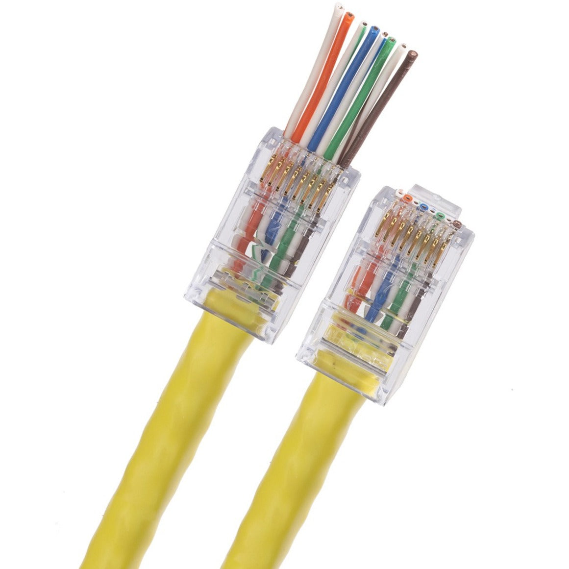Triplett CAT6-HSP High Speed Pass-Thru Modular CAT6 Connector, Network Connector for Fast and Easy Ethernet Connections