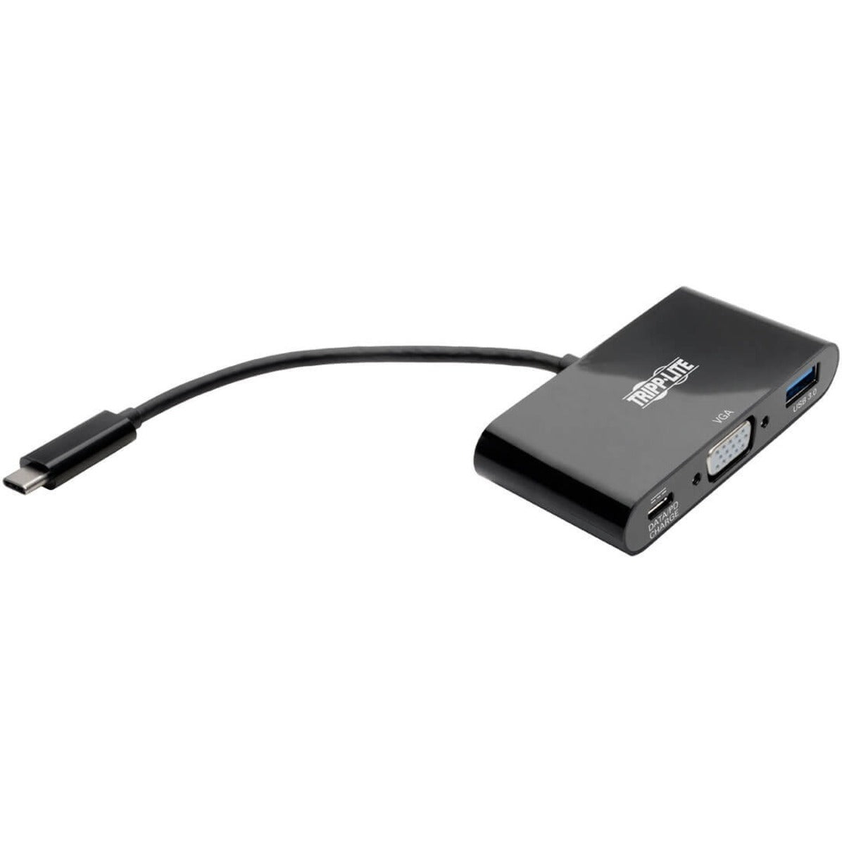 Tripp Lite U444-06N-VUB-C Docking Station, USB C to VGA Adapter, Thunderbolt 3, USB A & USB C Charging, GB Ethernet