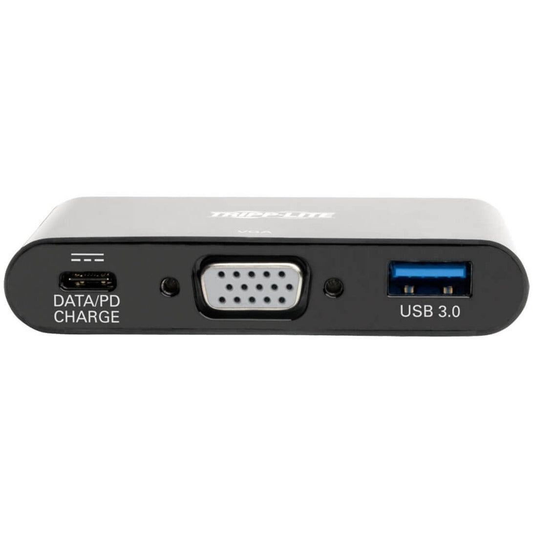 Tripp Lite U444-06N-VUB-C Docking Station USB C to VGA Adapter Thunderbolt 3 USB A & USB C Charging GB Ethernet
