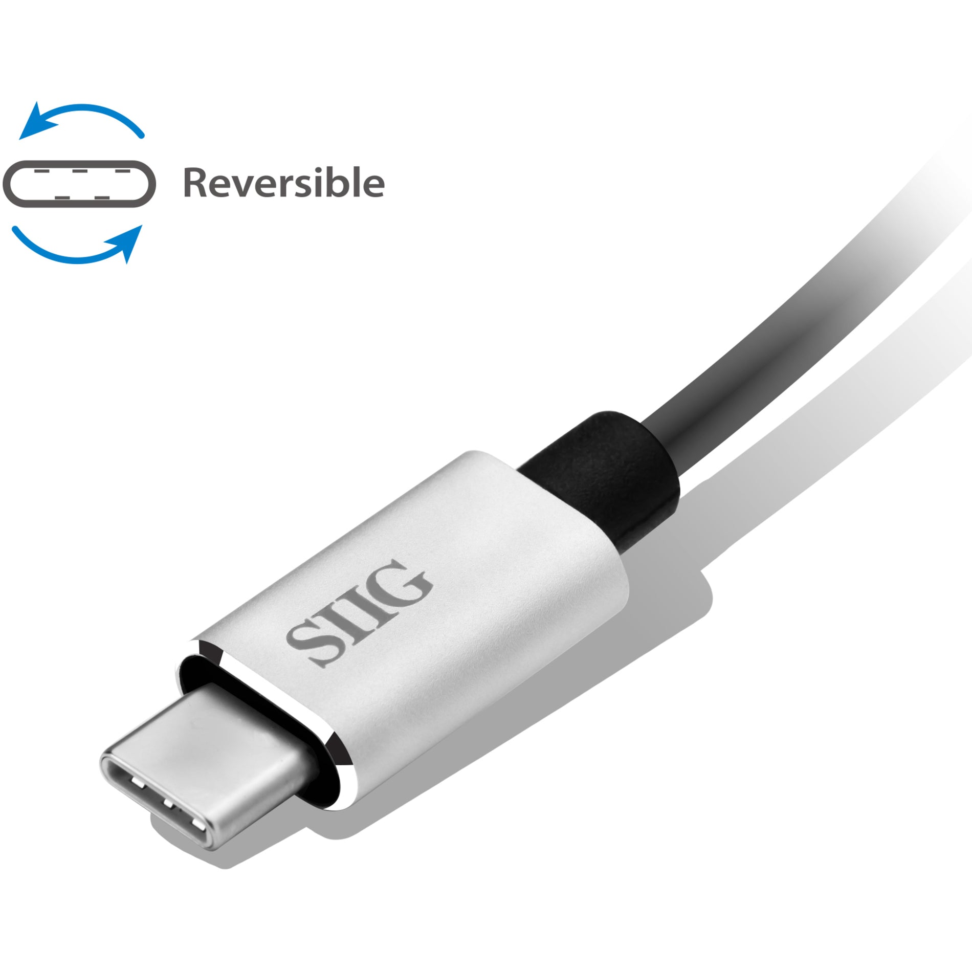SIIG JU-MR0F12-S1 USB-C 2-in-1 Card Reader for SD & Micro SD, Silver, USB 3.0 Type C
