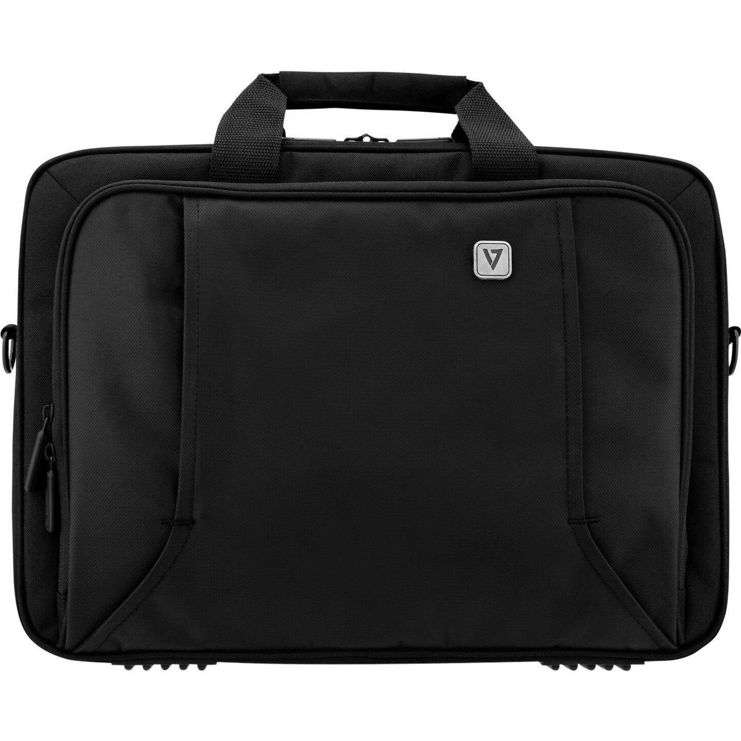 V7 CTP16-BLK-9N 16" Professional Toploading Laptop Case, Black, Lifetime Warranty