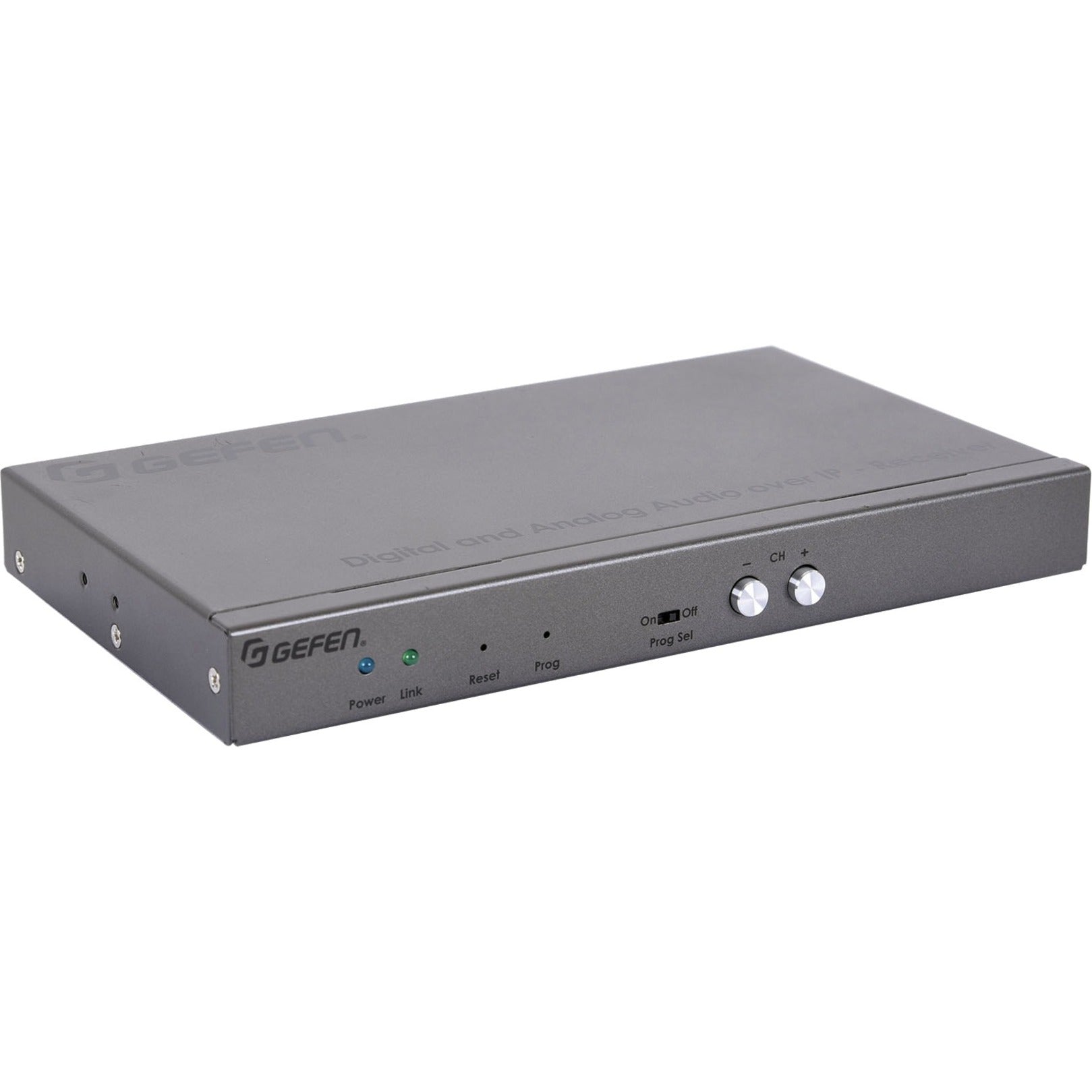 Gefen EXT-ADA-LAN-RX Digital and Analog Audio over IP - Receiver Package, 3 Year Warranty, Rack-mountable