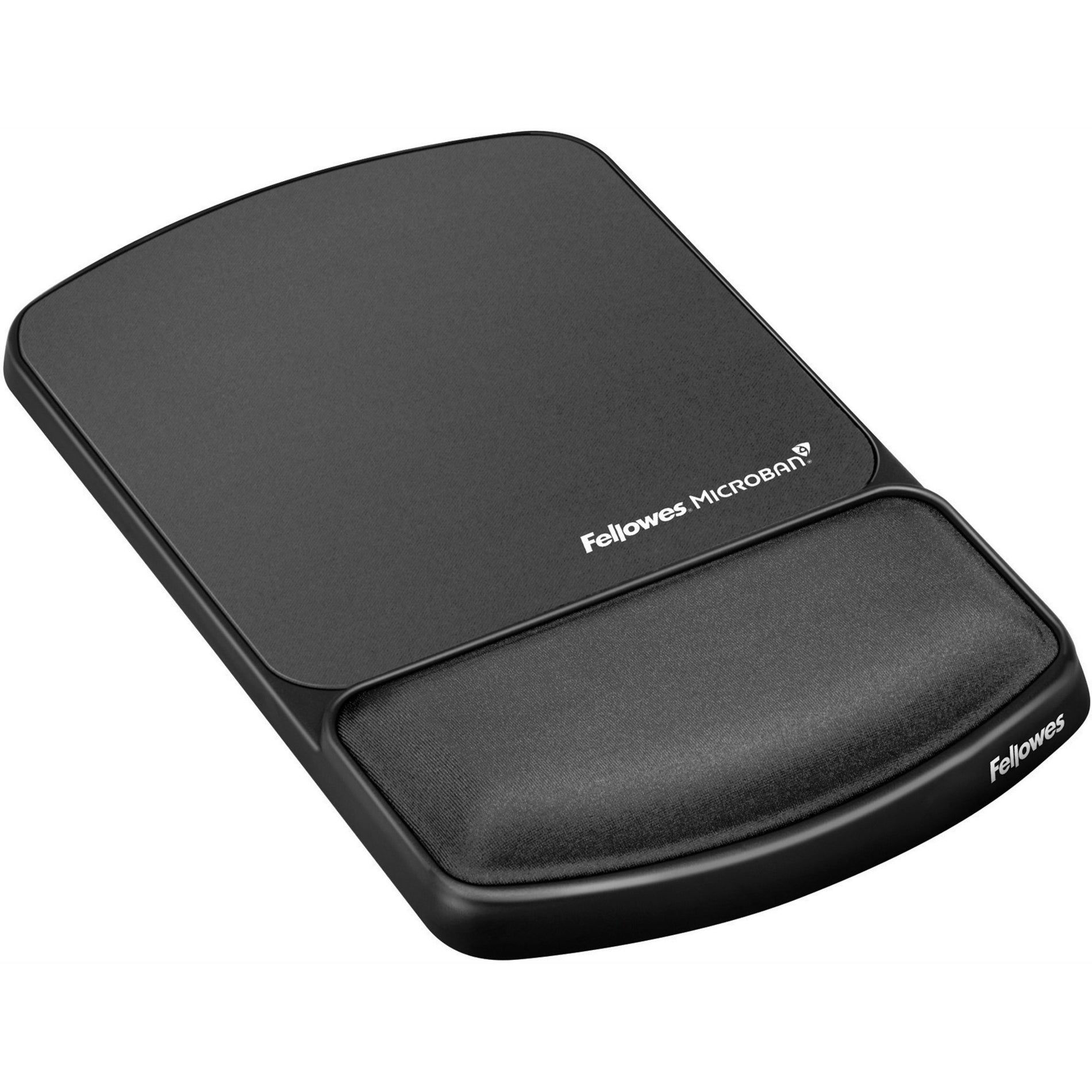 Fellowes 9175101 Mouse Pad / Wrist Support with Microban Protection, Soft, Comfortable, Non-skid, Durable, Antimicrobial, Pressure Reliever, Ergonomic, Fatigue-free