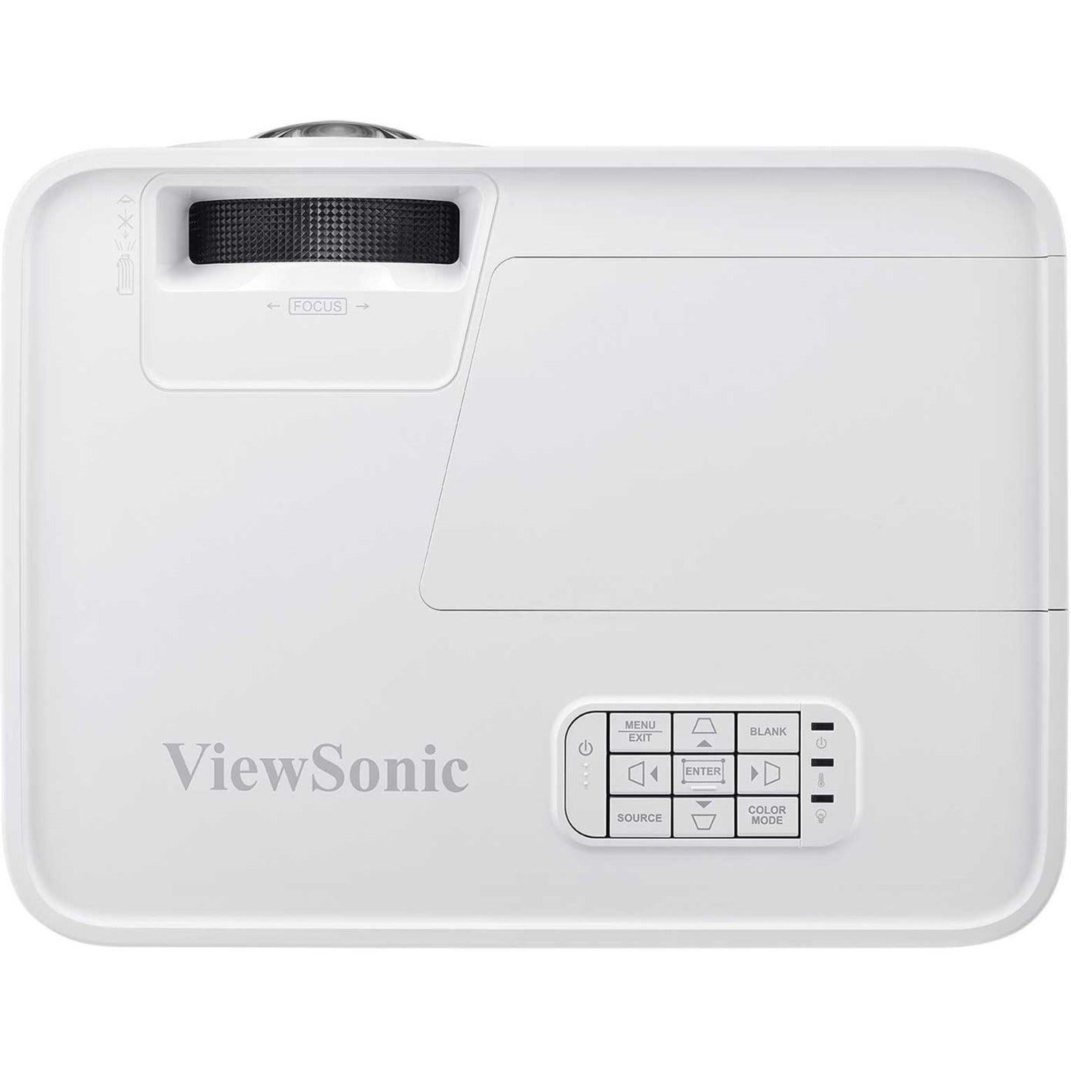ViewSonic PS600X DLP Projector for Business and Education, Short Throw, 3,500 Lumens, XGA 1024x768 Resolution