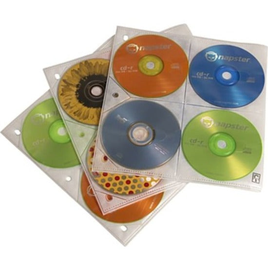 Case Logic 3200366 200 Disc Capacity CD ProSleeve Pages, Optical Disc Album Refill Page