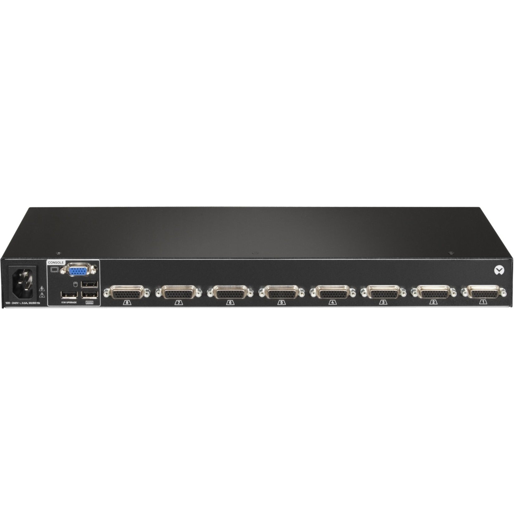 AVOCENT AV108BND8-400 AV 108BND8-400 KVM Switchbox, 8-Port Analog KVM Switch