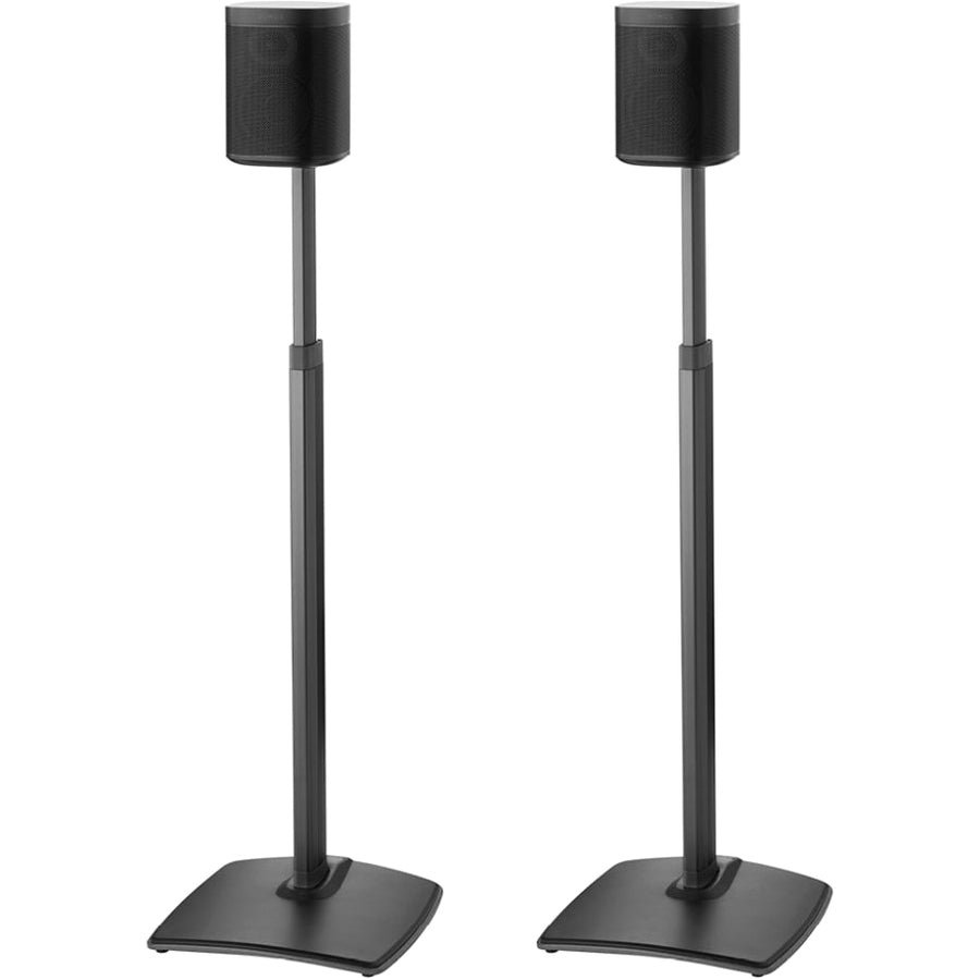 SANUS WSSA2-B1 Speaker Stand, Height Adjustable, Durable, Black