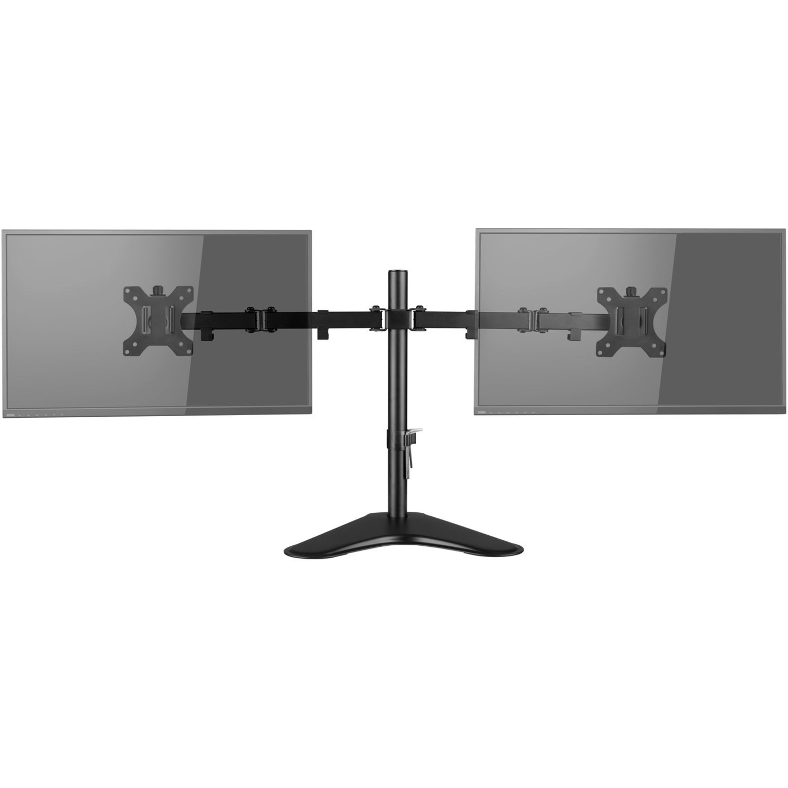 V7 DS2FSD-2N Dual Desktop Monitor Stand, Swivel, Rotation, Adjustable Tension, Tilt, 35.28 lb Load Capacity