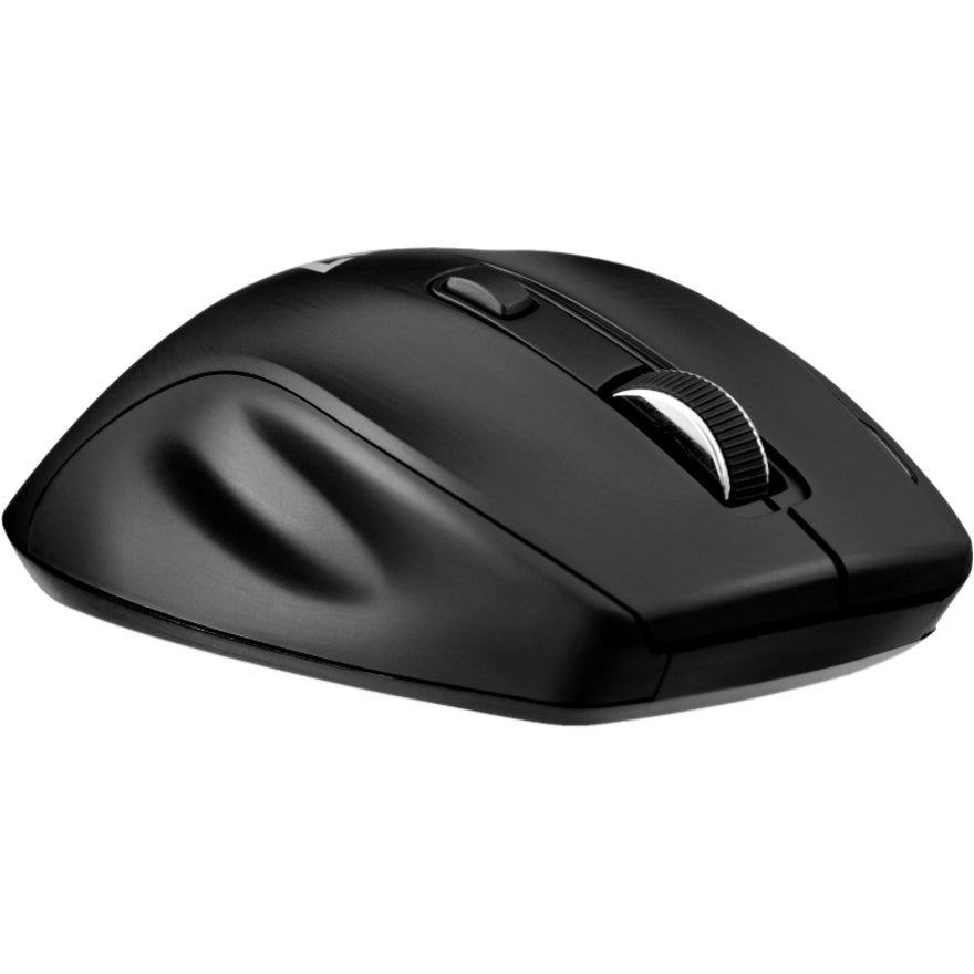 V7 MW600-1N Deluxe 6-Button Wireless Optical Mouse with Adjustable DPI - Black, 2 Year Warranty, 1600 dpi, USB Interface