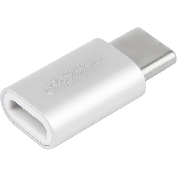 Rocstor Y10A206-A1 Premium USB-C to USB Micro-B Adapter, Female Slim Adapter, White