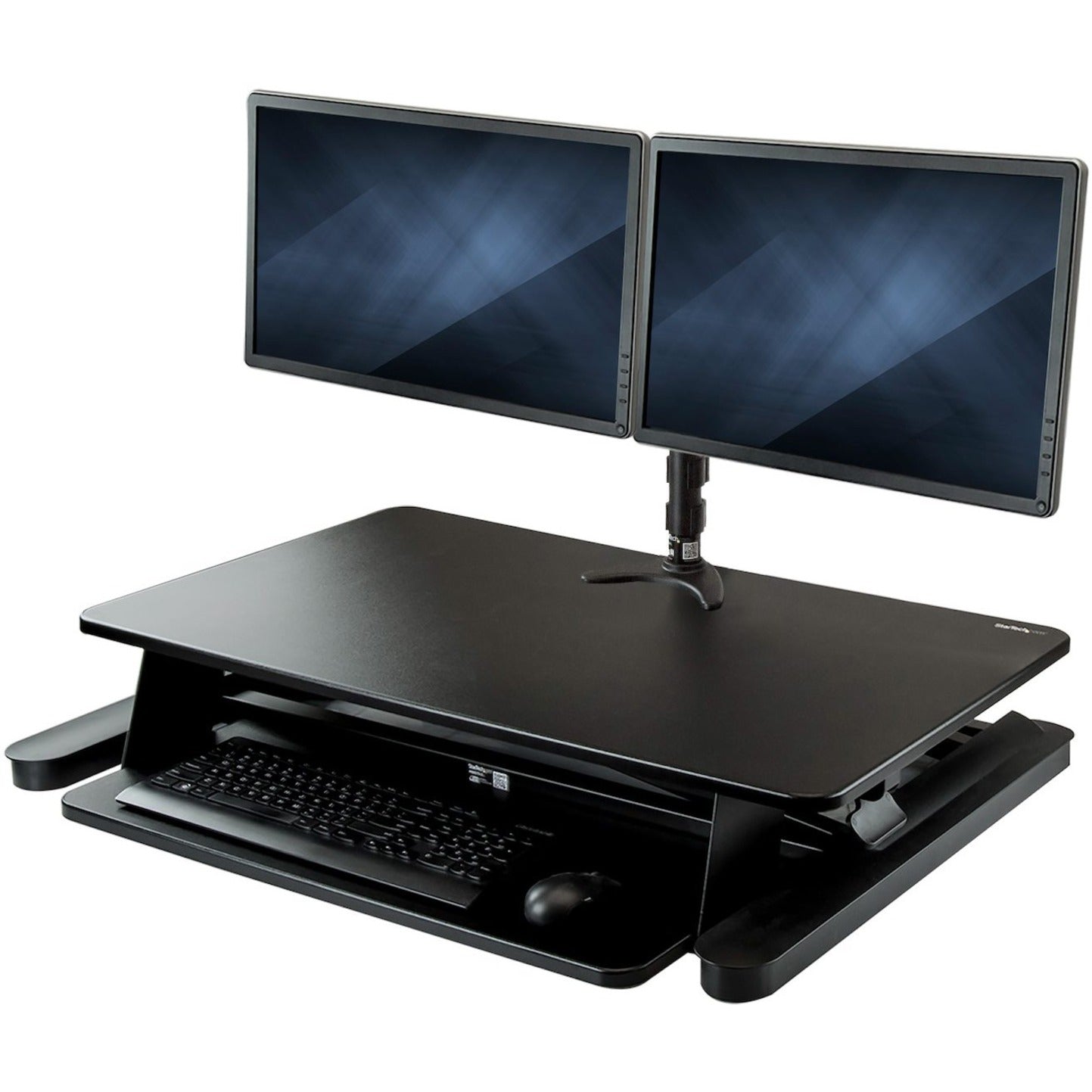 StarTech.com BNDSTSLGDUAL Dual Monitor Sit-Stand Schreibtisch-Konverter - 35" Breite Arbeitsfläche