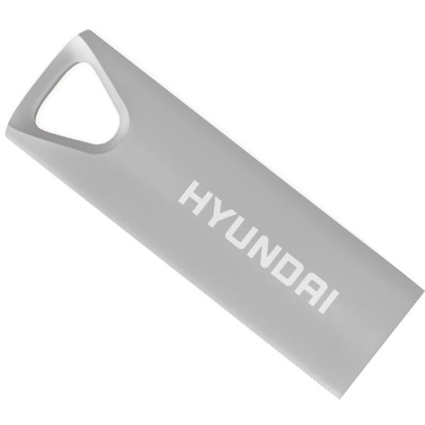 Hyundai U2BK/16GAS Bravo Deluxe 2.0 USB Flash Drive, 16GB, Metal Silver