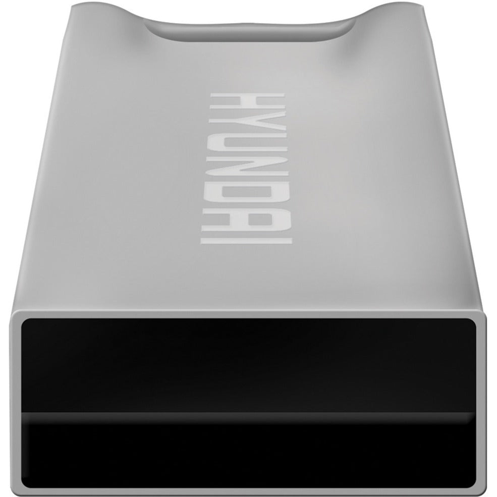 Hyundai U2BK/16GAS Bravo Deluxe 2.0 USB Flash Drive, 16GB, Metal Silver