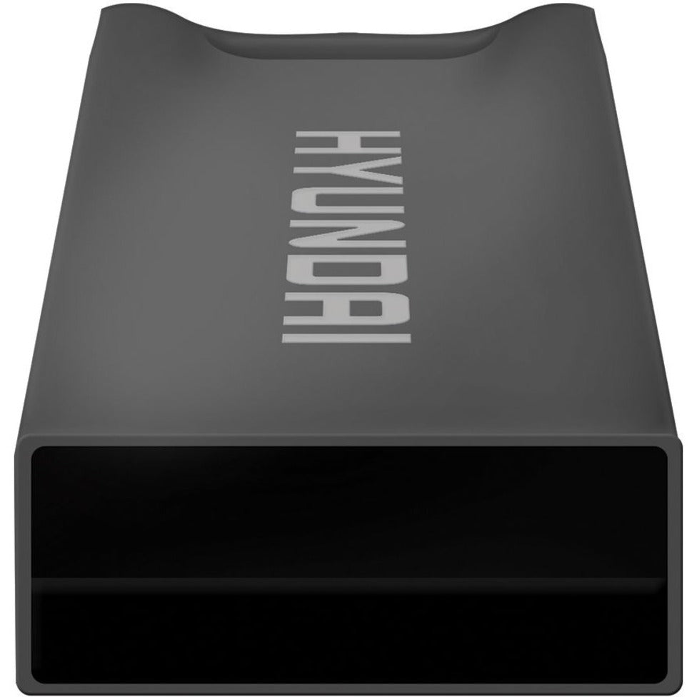 Hyundai U2BK/16GASG Bravo Deluxe 2.0 USB Flash Drive, 16GB Metal Space Gray