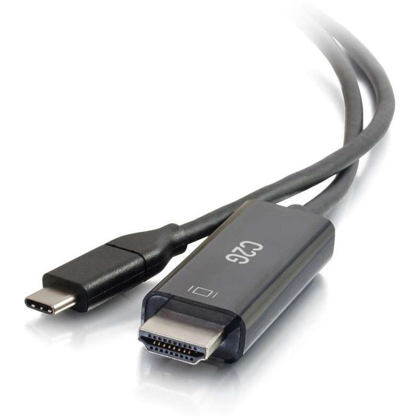 C2G 26889 6ft USB C to HDMI Cable, 4K 60Hz, Black