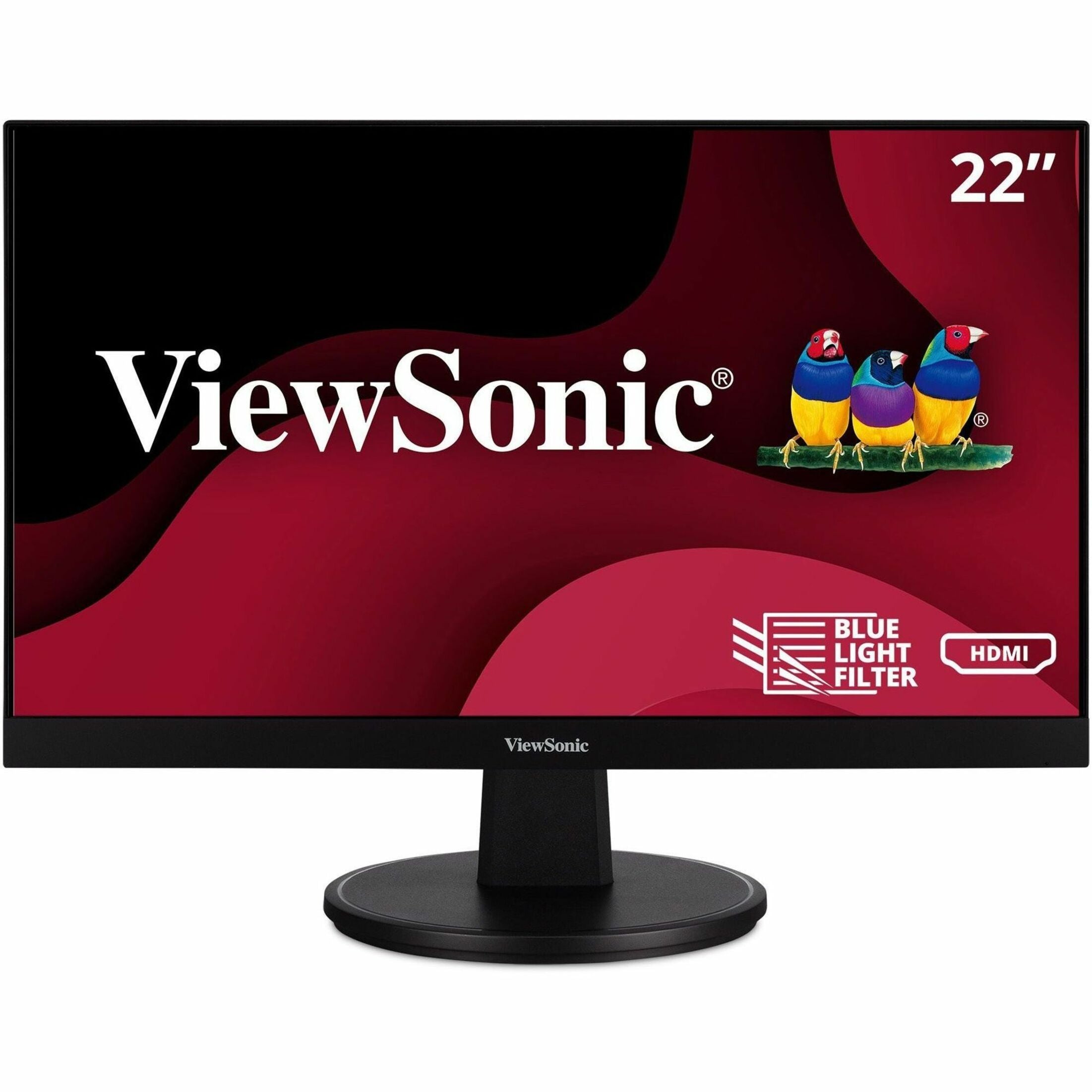 ViewSonic VA2256-MHD 22 Full HD Monitor, Dual Integrated Speakers