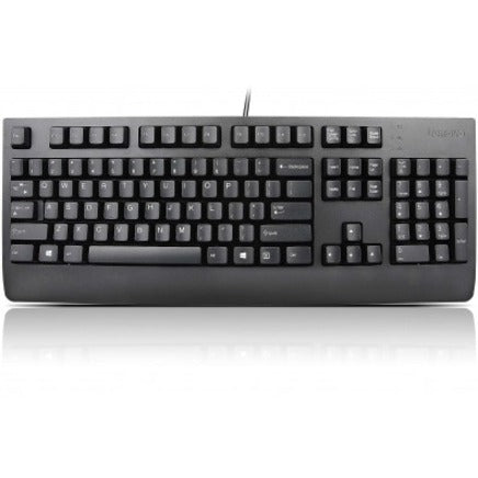 Lenovo 4X30M86890 USB Keyboard Black French 189, Rubber Dome Keys, Cable Connectivity