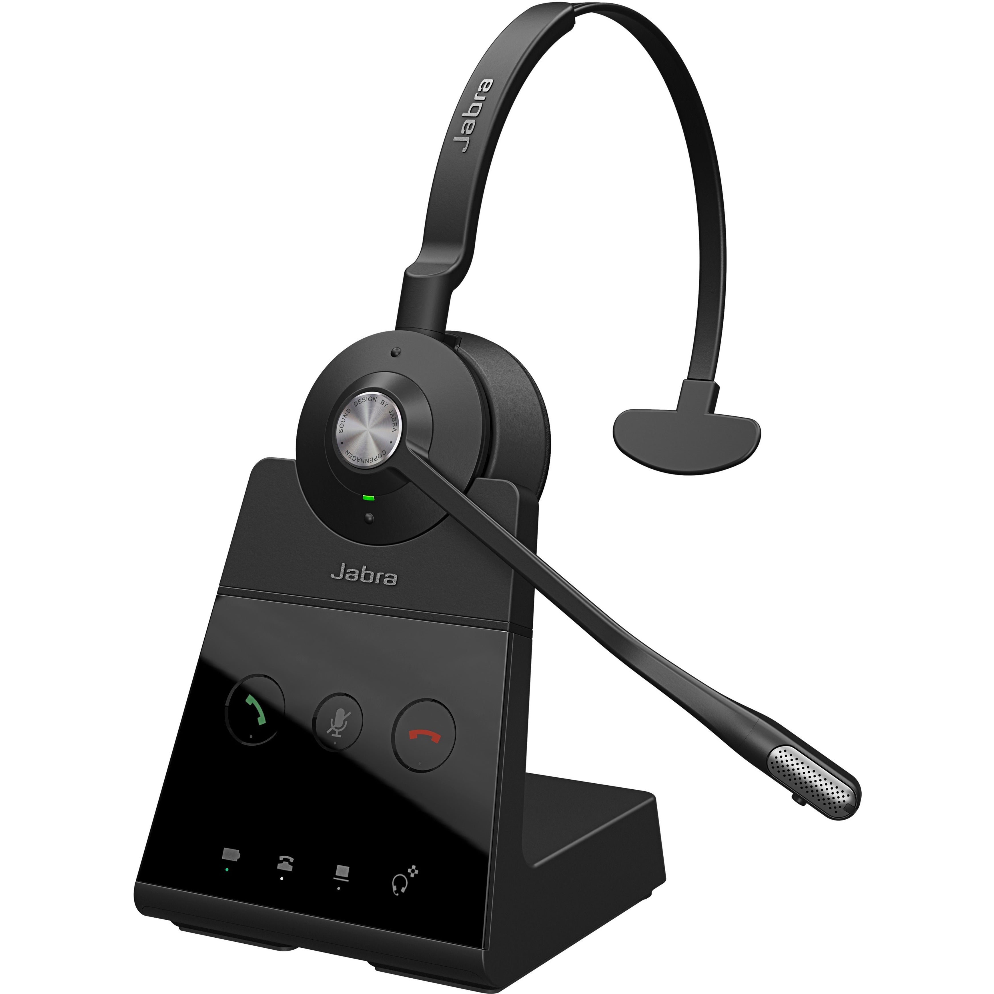 Jabra 9553-553-125 Engage 65 Mono Headset, Wireless DECT Technology, Over-the-head Design