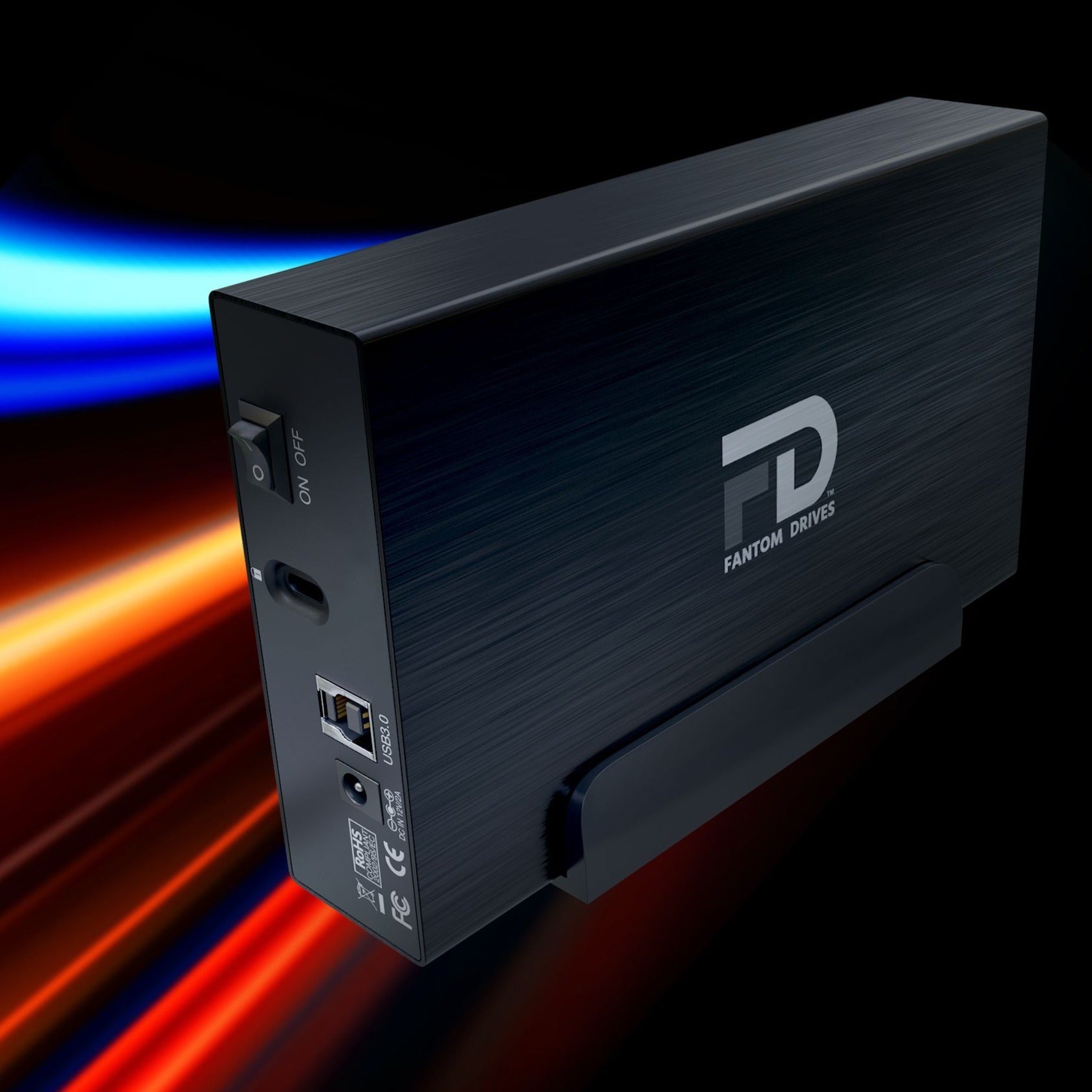Fantom Drives GF3B10000UP GFORCE 10TB External Hard Drive - High-Speed USB 3.1, Aluminum, Black