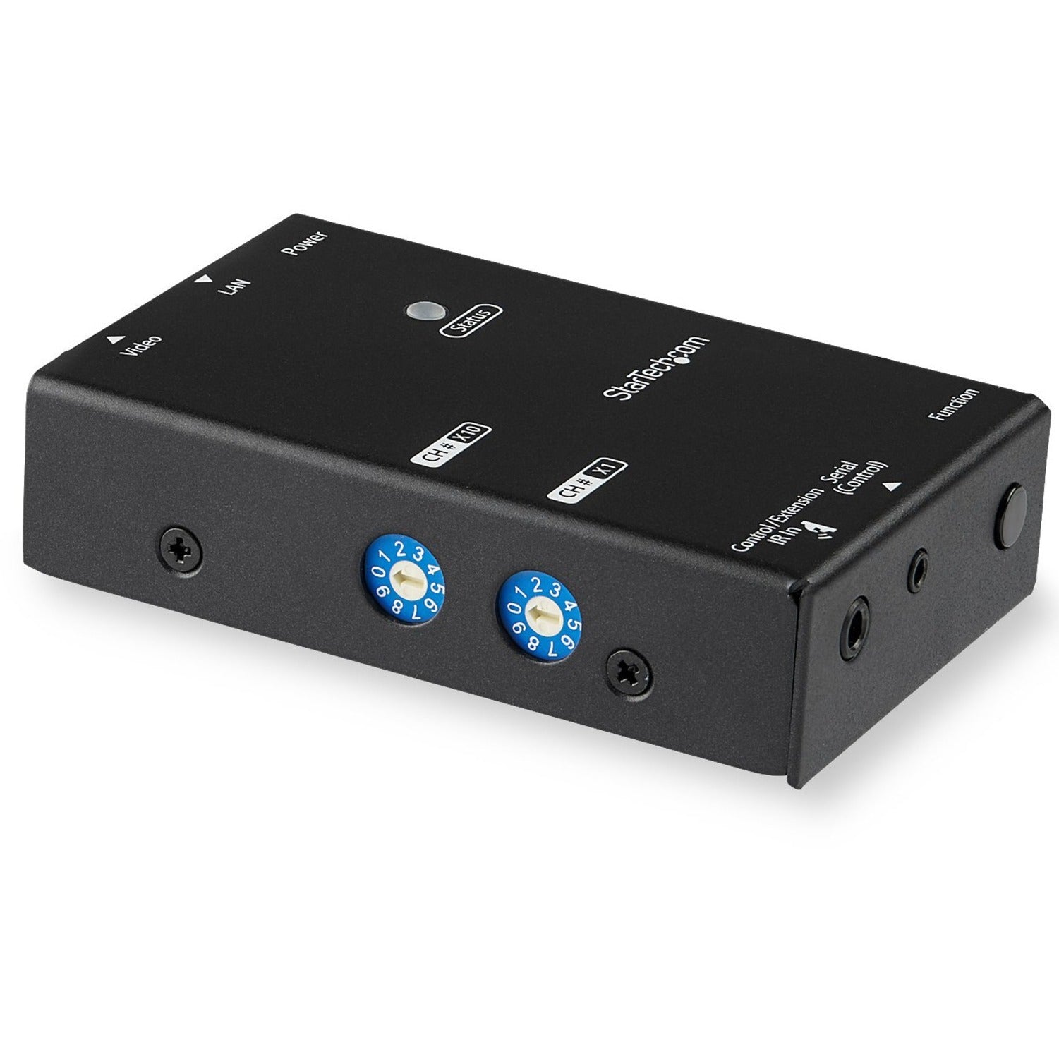 StarTech.com ST12MHDLNHR HDMI Over IP Receiver, Full HD Video Extender Receiver, 2 Year Warranty, TAA Compliant, USB, HDMI Out, Network (RJ-45), Category 6 Twisted Pair, 328.08 ft Operating Distance, Black