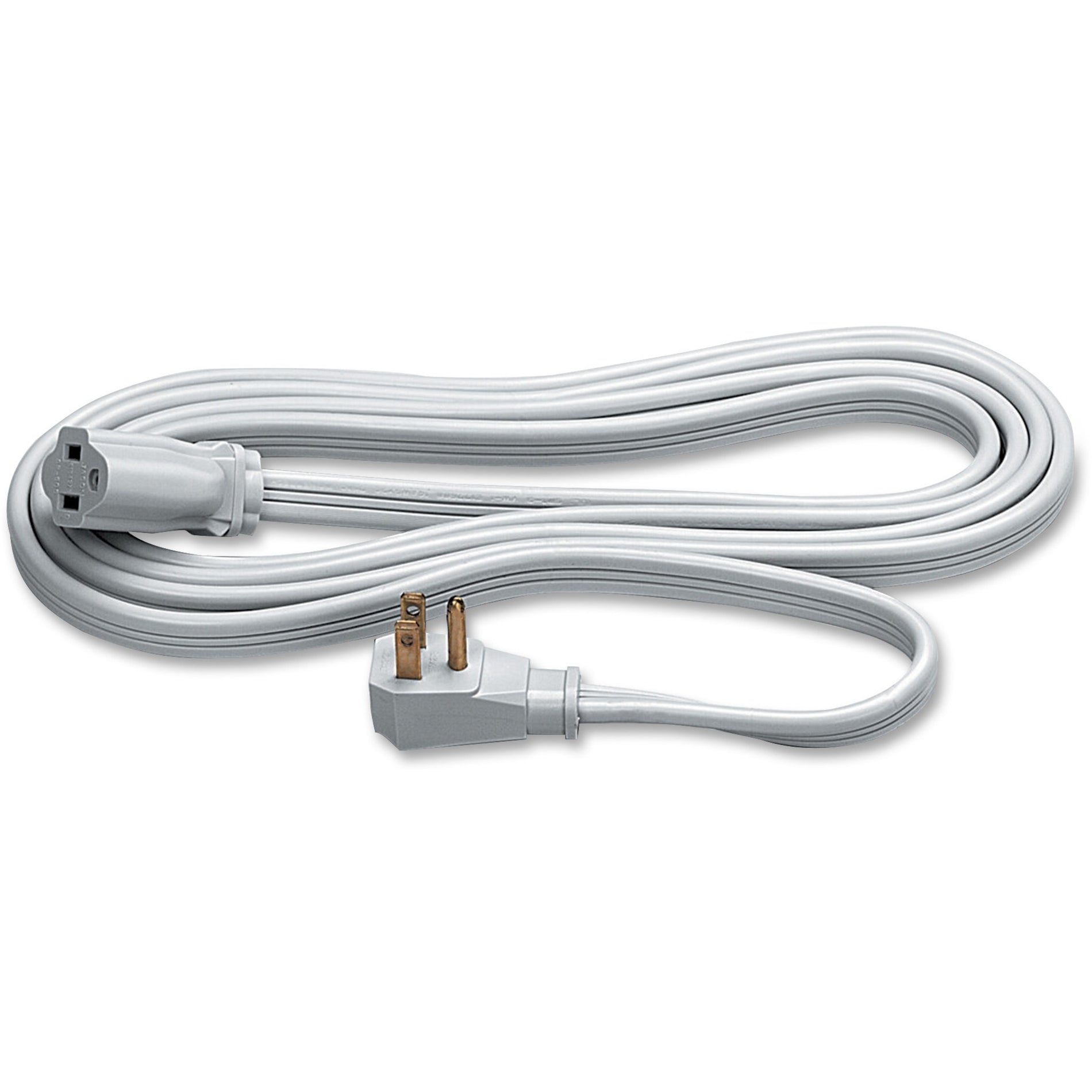 Fellowes 99595 Heavy-Duty Indoor 9' Extension Cord, 14 Gauge, 15 Amp, Gray