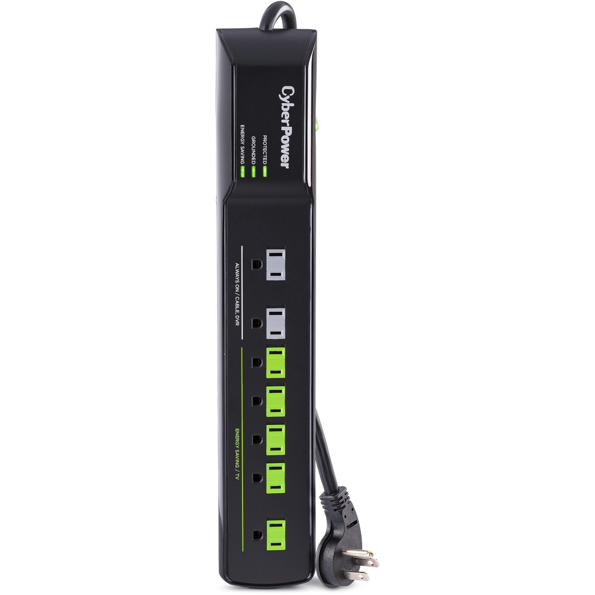 CyberPower HT705GR Advanced Power Strip Surge Protector, 7-Outlet Surge with 1500 J