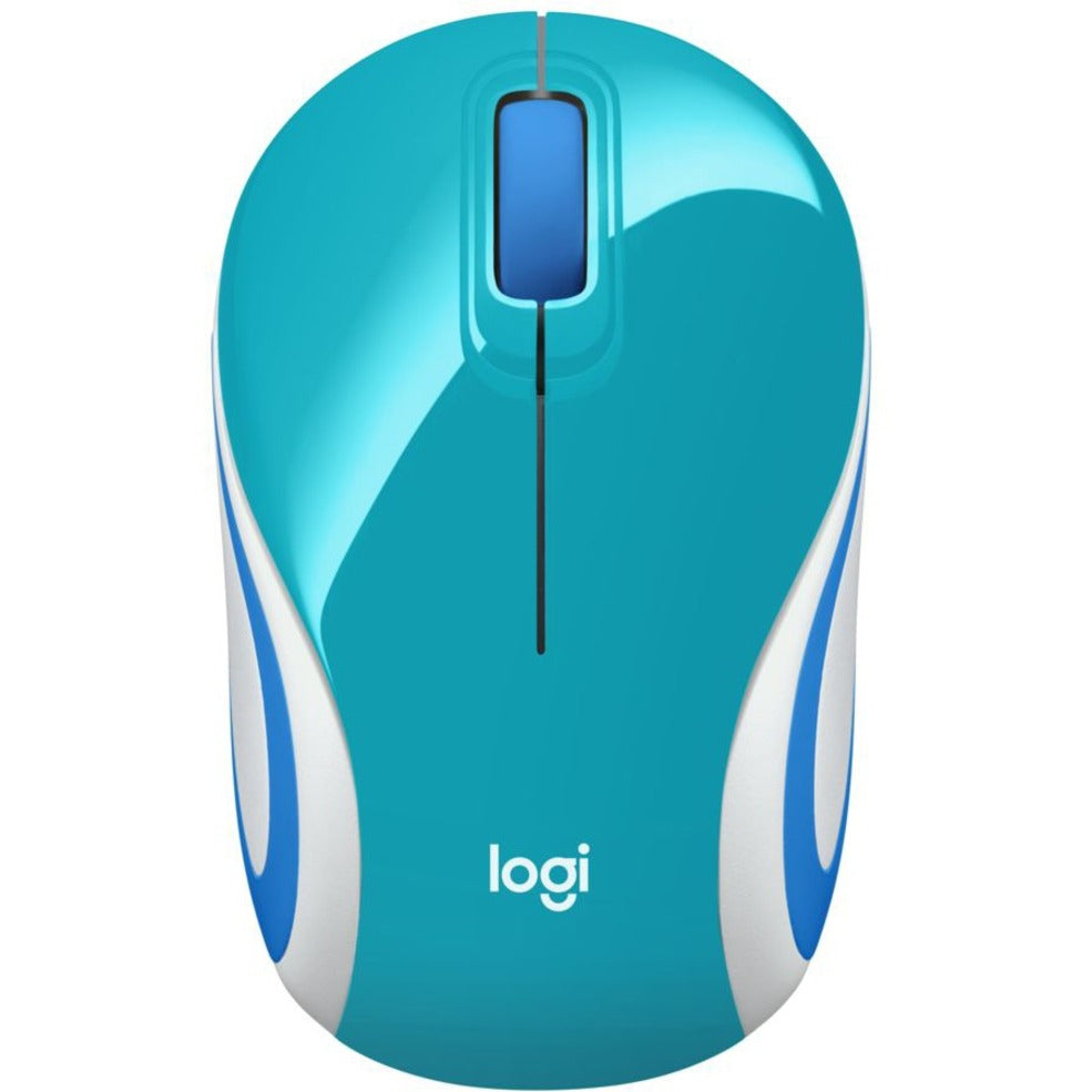 Logitech 910-005363 Wireless Mini Mouse M187 Ultra Portable, 2.4 GHz with USB Receiver, 1000 DPI Optical Tracking