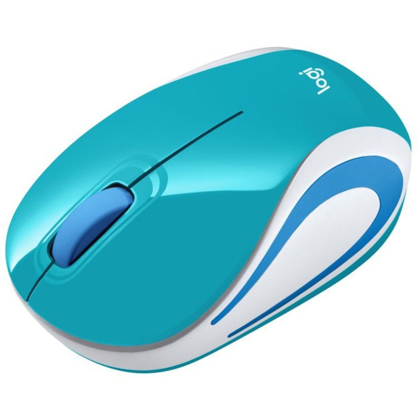 Logitech 910-005363 Wireless Mini Mouse M187 Ultra Portable, 2.4 GHz with USB Receiver, 1000 DPI Optical Tracking